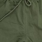 Boys' Olive Regular Fit Drawstring Bermuda Shorts, Olive, small