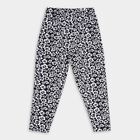 Girl's All Over Printed Navy Blue Pyjama, Navy Blue, small image number null