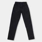 Kids' Stonewashed Blue Slim Fit Basic Jeans, Black, small image number null