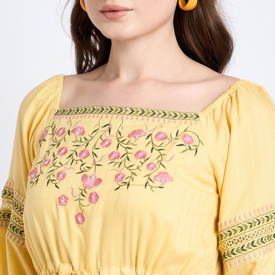 Ladies' Dress, Mustard, large image number null