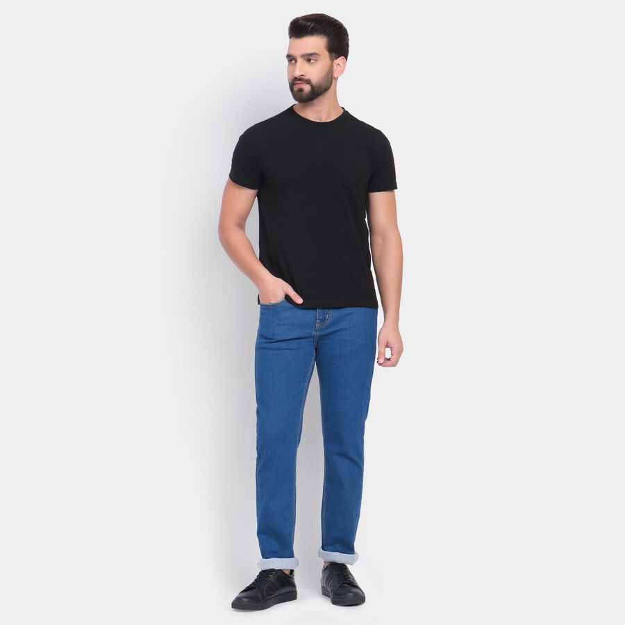 Men's Slim Fit Jeans , Mid Blue, large image number null