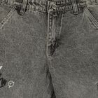 Boys' Grey Regular Fit Classic Jeans, हल्का ग्रे, small