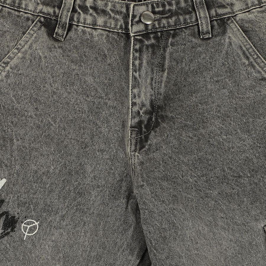 Boys' Grey Regular Fit Classic Jeans, हल्का ग्रे, large