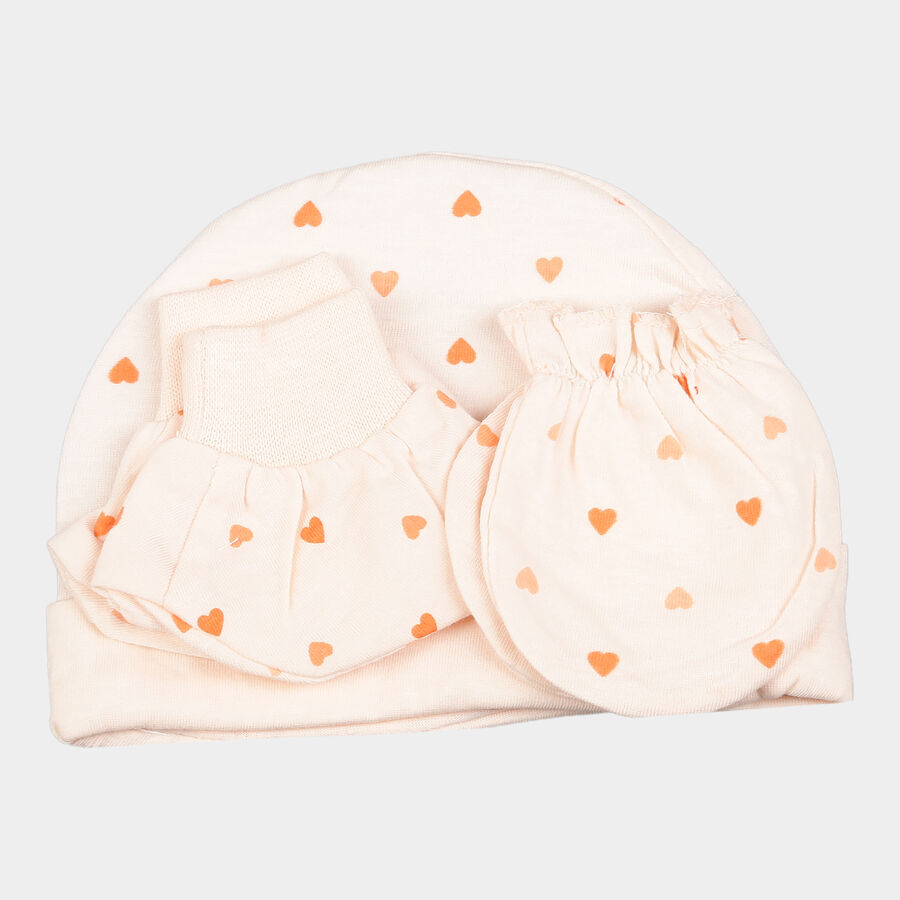 Infants Cotton Baby Gift Set, Peach, large image number null