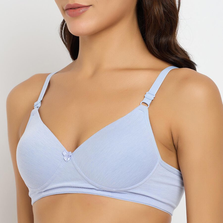 Ladies' Bra , Light Blue, large image number null