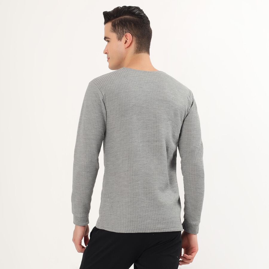 Men's Thermal Upper, Melange Mid Grey, large image number null