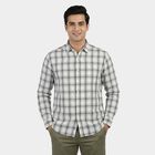 Men's Navy Blue Cotton Casual Shirt, नेवी ब्लू, small