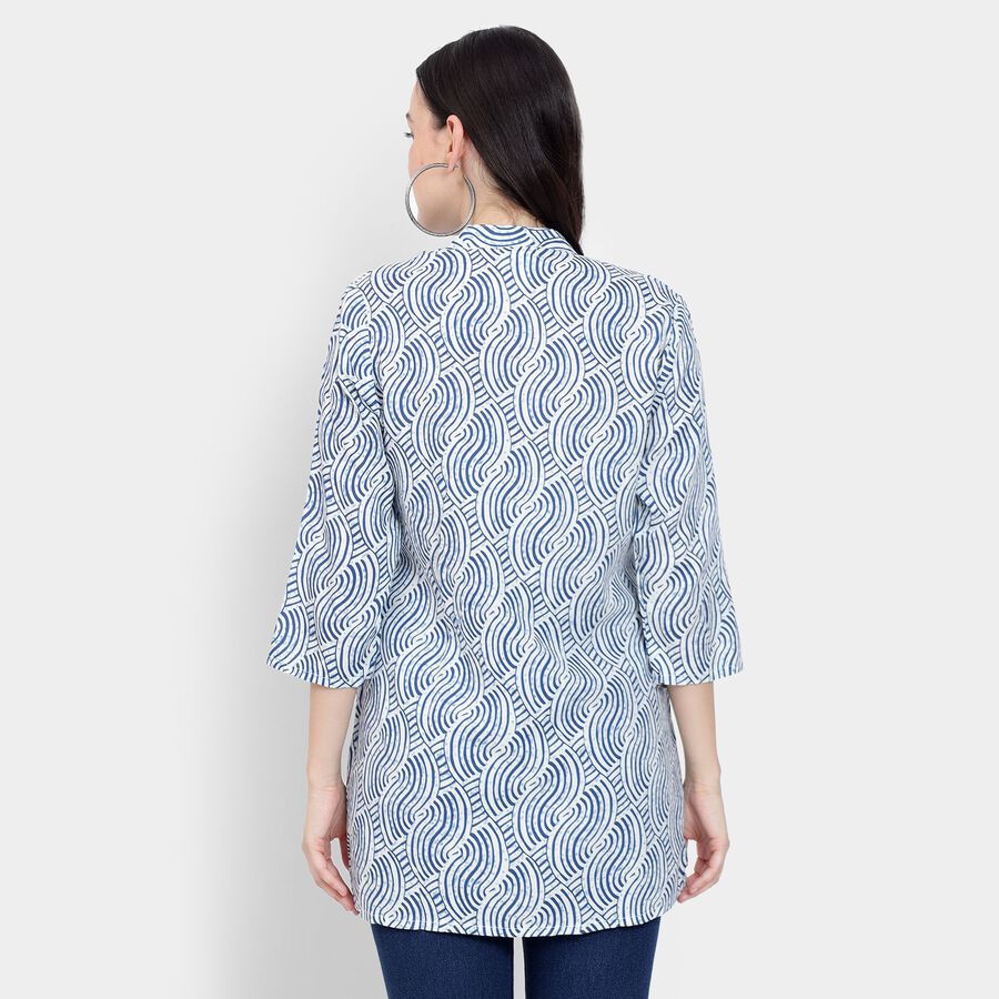 Ladies' Kurta, Navy Blue, large image number null