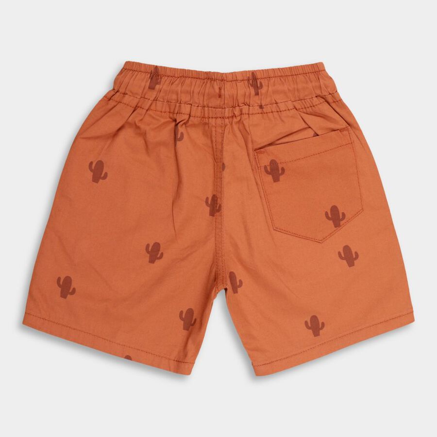 Boys' Cotton Bermudas, Rust, large image number null