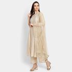 Ladies' Kurta Pyjama Set with Dupatta, हल्का ग्रे, small image number null