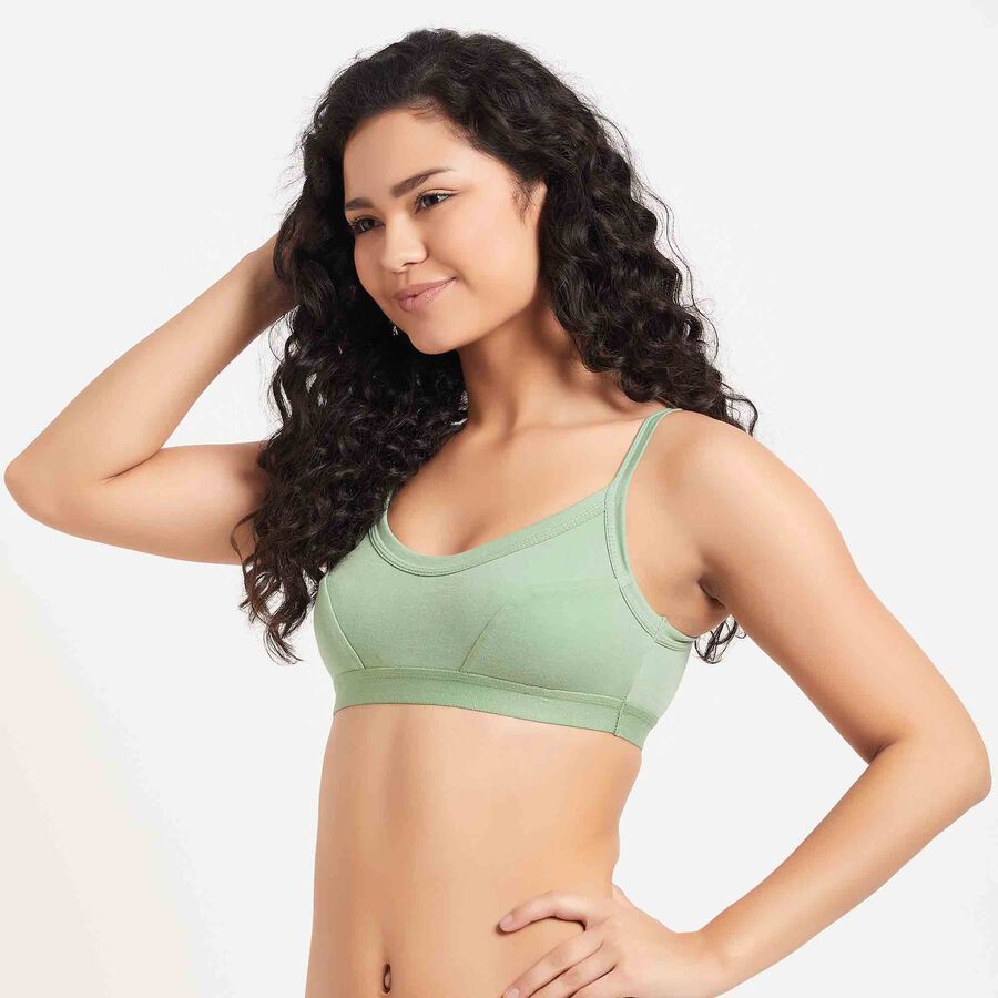 Solid Bra, ओलिव, large image number null