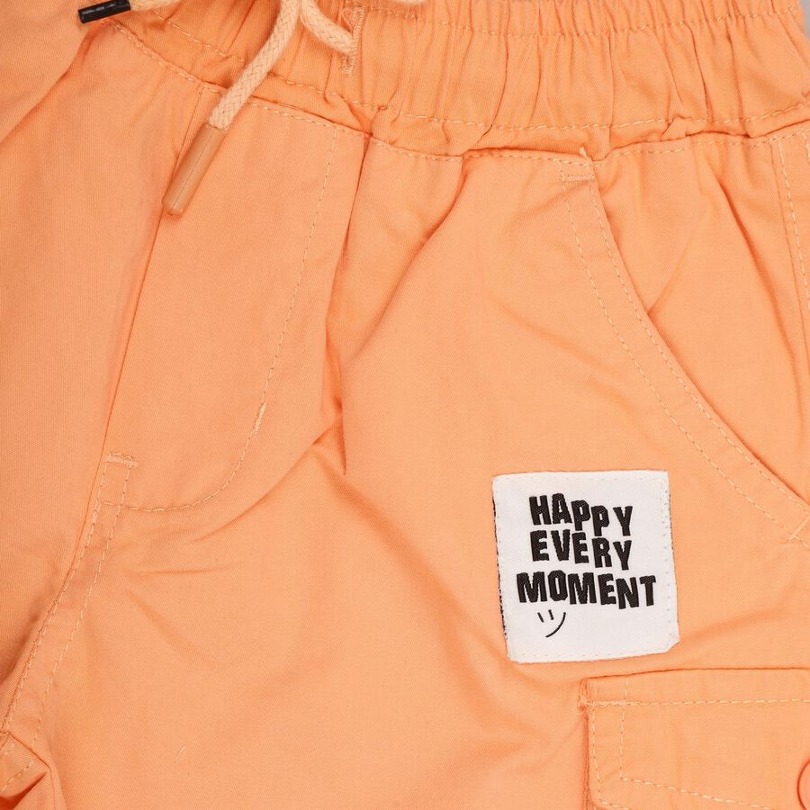 Boys' 100% Cotton Bermudas , नारंगी, large image number null