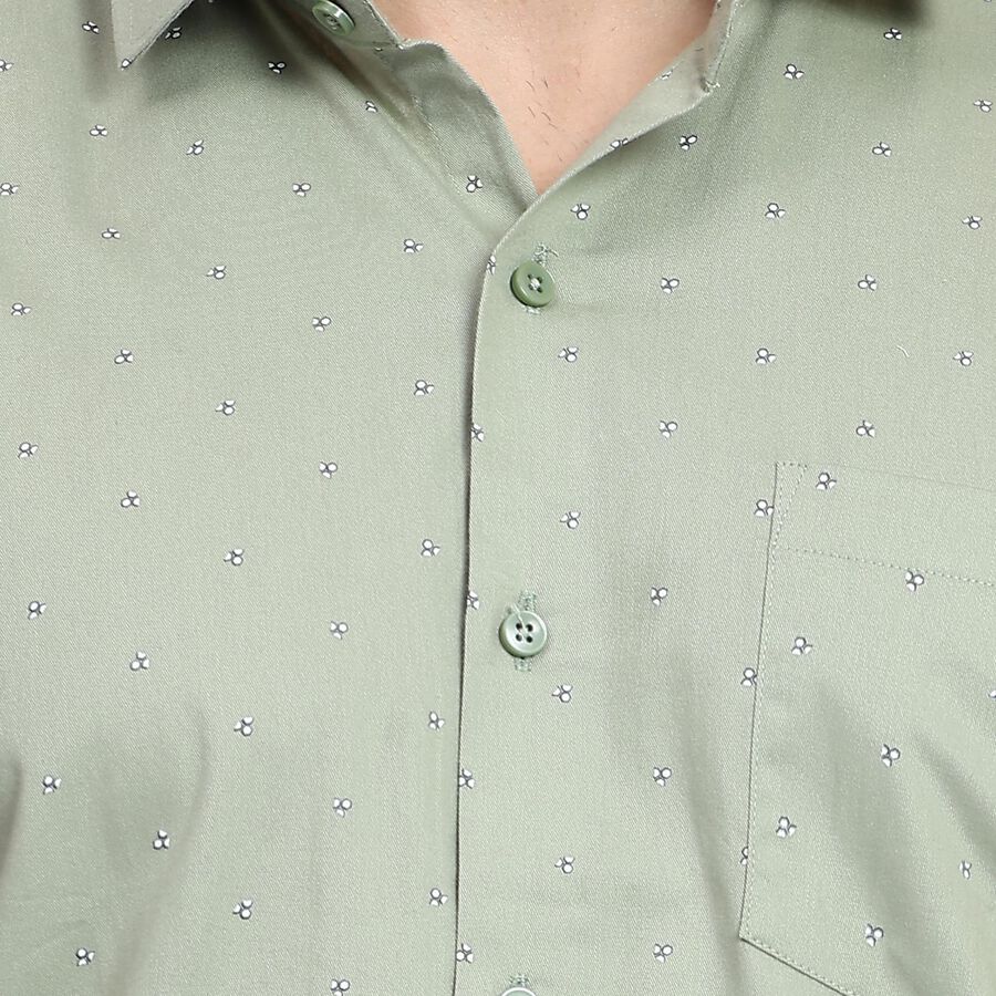 Men's 100% Cotton Formal Shirt , Light Green, large image number null