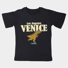 Boys Navy Blue Cotton Round Neck Regular Boys T-Shirt, Navy Blue, small