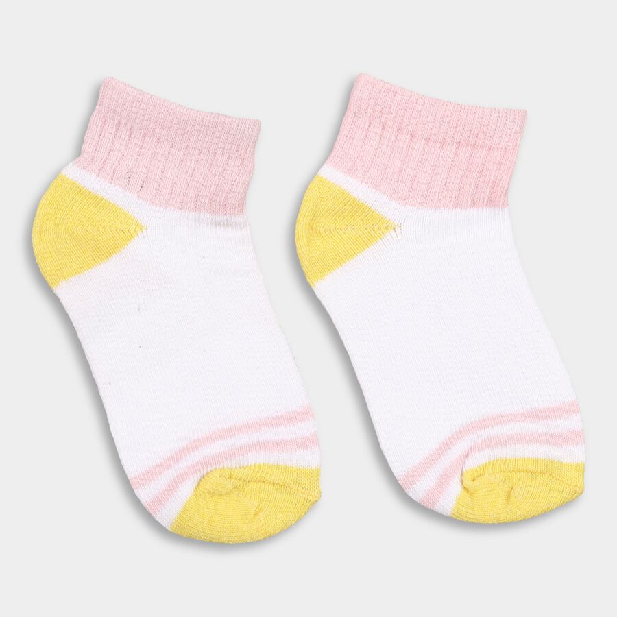 Girls' Socks , गुलाबी, large image number null