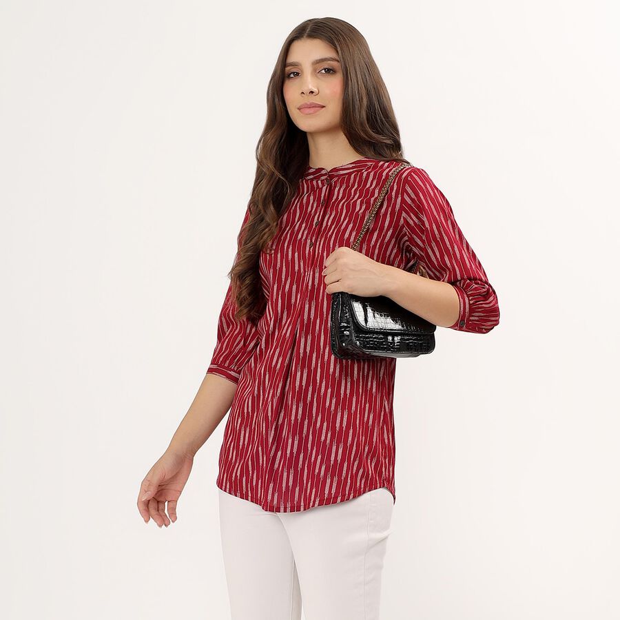 Ladies' Kurti , Maroon, large image number null