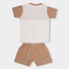 Infant Boys' 100% Cotton Baba Suit, Beige, small