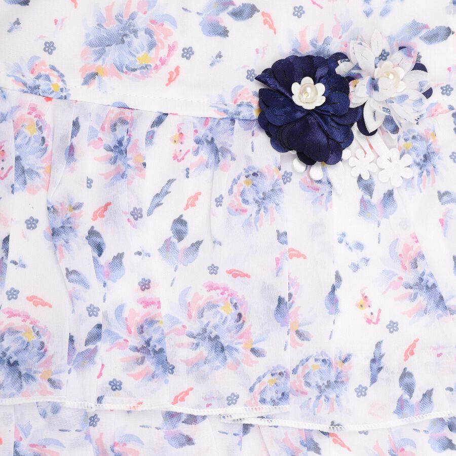 Girls' Top Skirt , नेवी ब्लू, large image number null