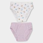 Girls' 100% Cotton Panty, सफ़ेद, small image number null