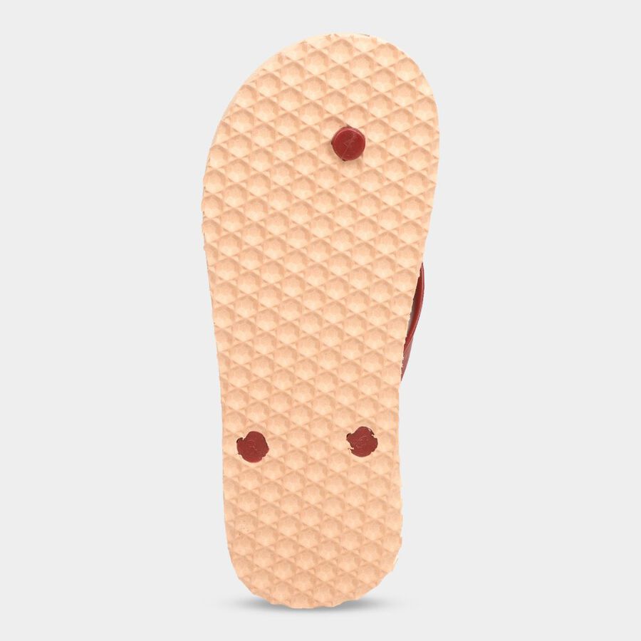 Mens Printed Flip Flops, टैन, large image number null