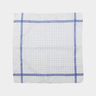 Men's Light Blue Checked Pack of 3 Handkerchief, हल्का नीला, small