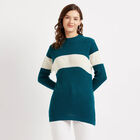 Stripes Pullover, Teal Blue, small image number null