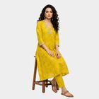 Women's Yellow Embellished Ethnic Set, Mustard, small