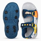 Boys' Blue Velcro Strap Strappy Sandals, Teal Blue, small