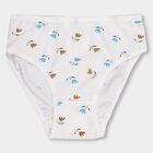 Girls' 100% Cotton Panty, सफ़ेद, small image number null