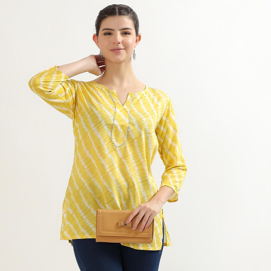 Ladies' Kurti , Yellow, large image number null