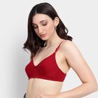 Ladies' Bra , मरून, small image number null