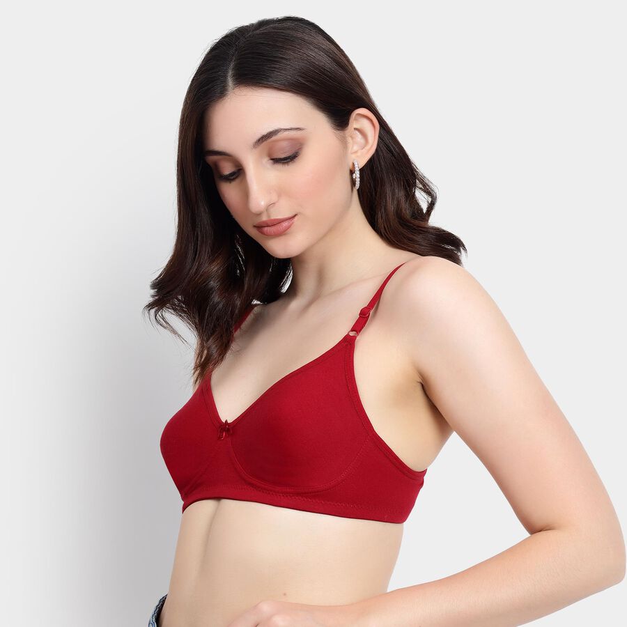 Ladies' Bra , मरून, large image number null