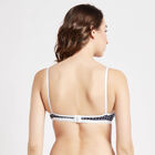 Printed Bra, Navy Blue, small image number null