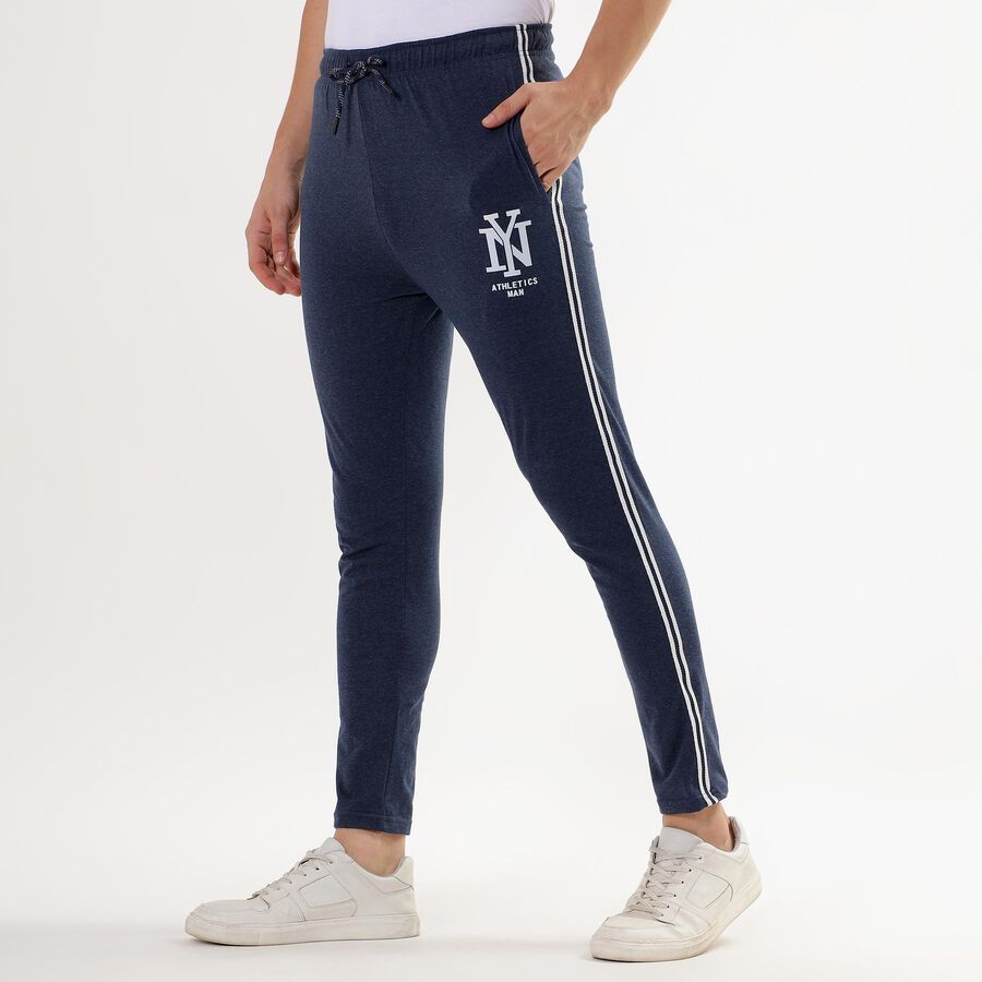 Men's Basic Track Pants , Melange Blue, large image number null