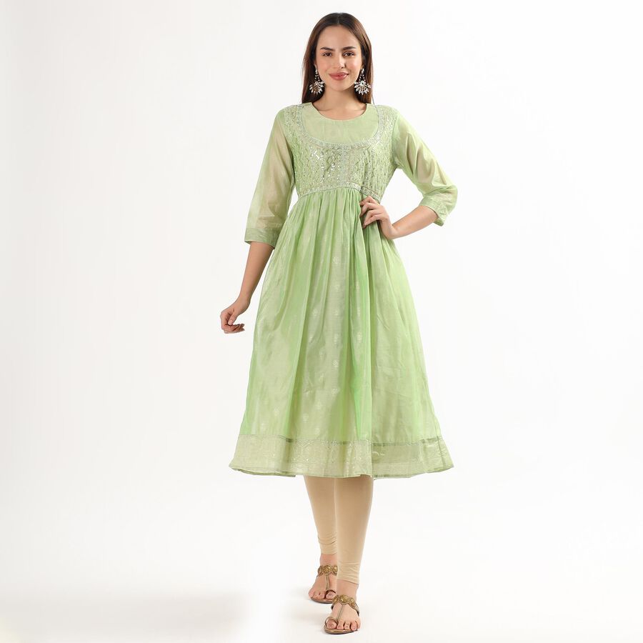 Ladies' Kurta , Light Green, large image number null
