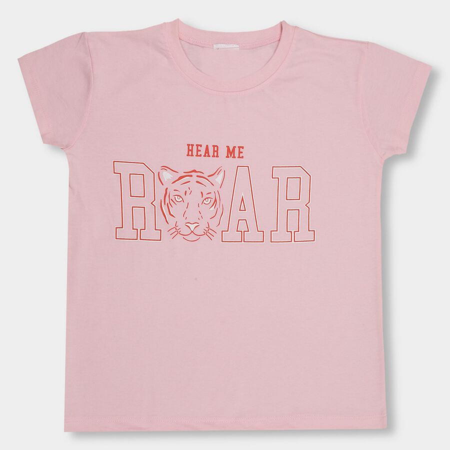 Girls' T-Shirt , Light Pink, large image number null
