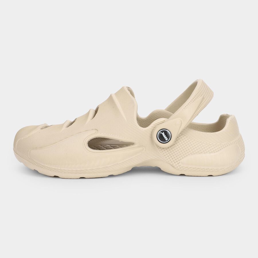 Men's Light Beige EVA Open-Toe Casual Slippers, Beige, large