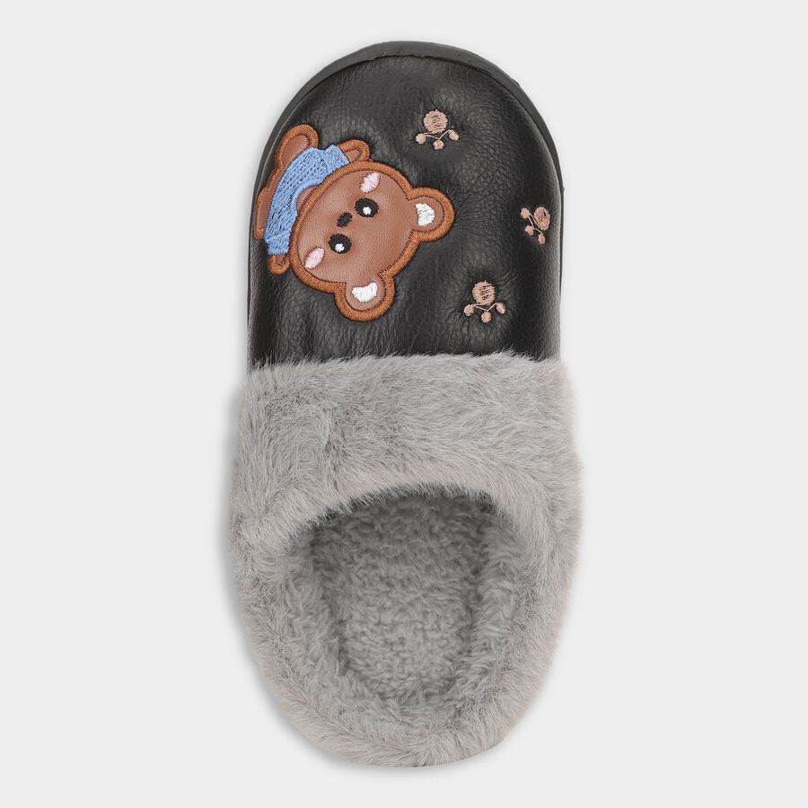 Kids' Winter Slipper, Black, large image number null