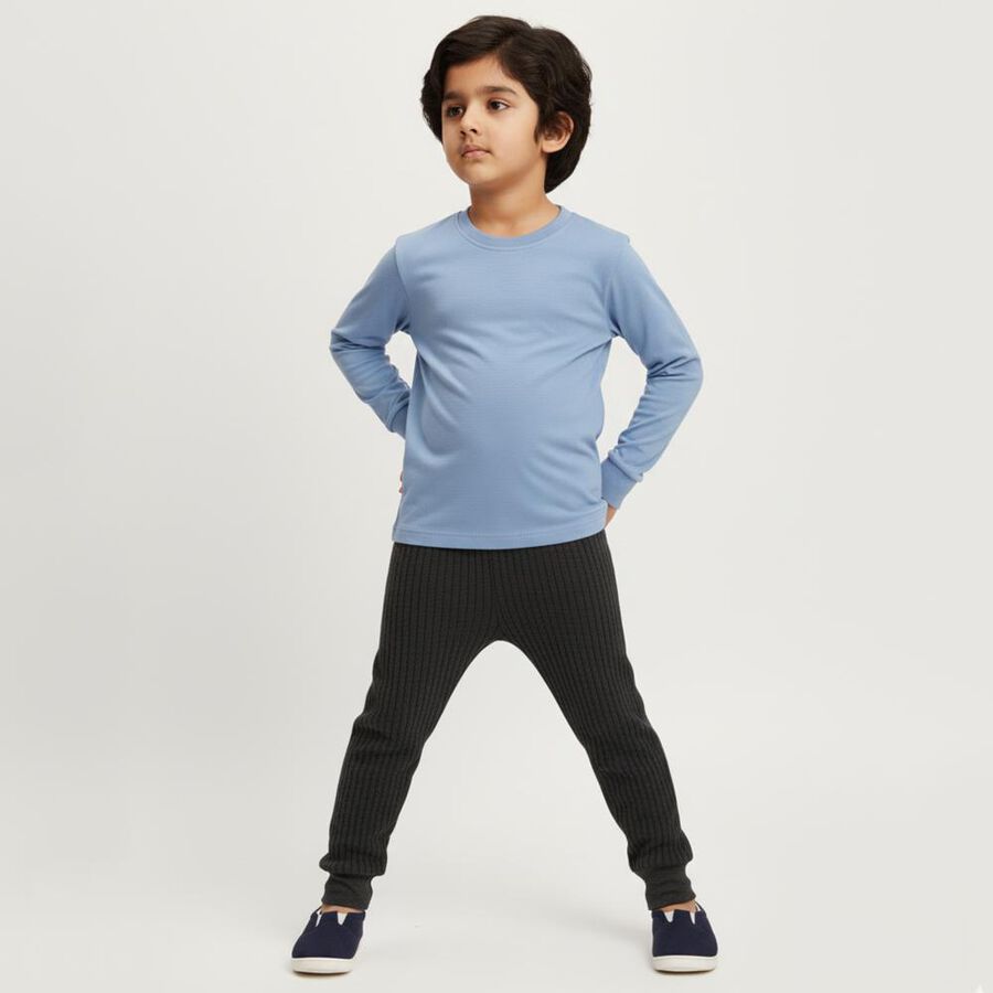 Boys' Thermal Lower, चारकोल, large image number null