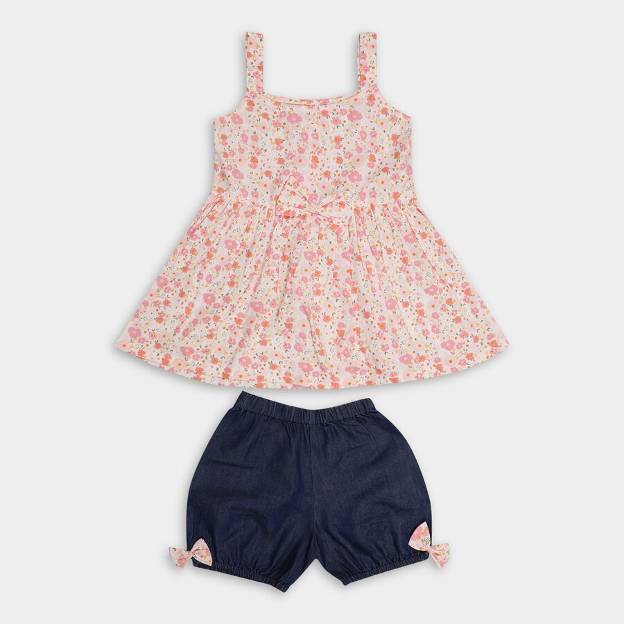 Infants' 100% Cotton Short Set , Pink, large image number null
