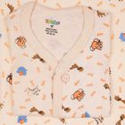 Infants Printed Cotton Baby Gift Set, Peach, small image number null