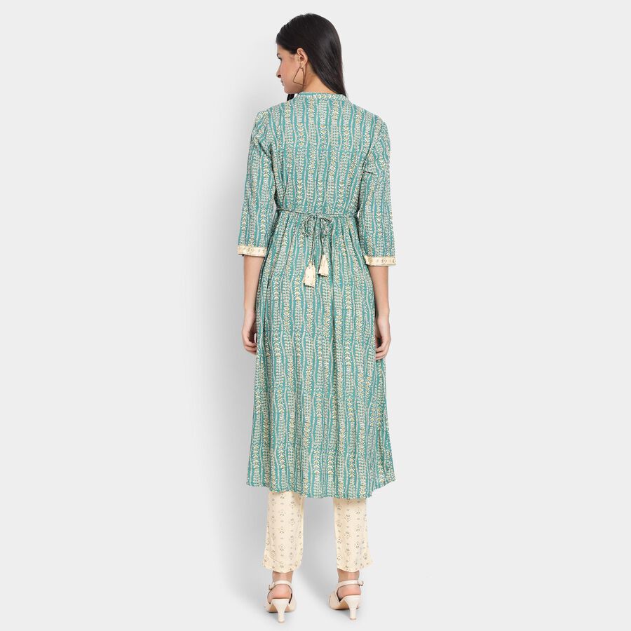Ladies' Kurta Pyjama Set, टील ब्लू, large image number null