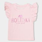 Girls' 100% Cotton T-Shirt, Light Pink, small image number null