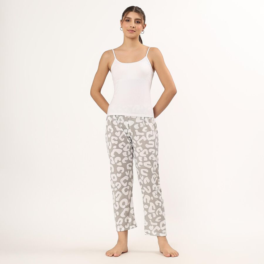 Ladies' Full Length Pyjama , Dark Grey, large image number null