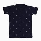Boys' Half Sleeves T-Shirt, नेवी ब्लू, small image number null