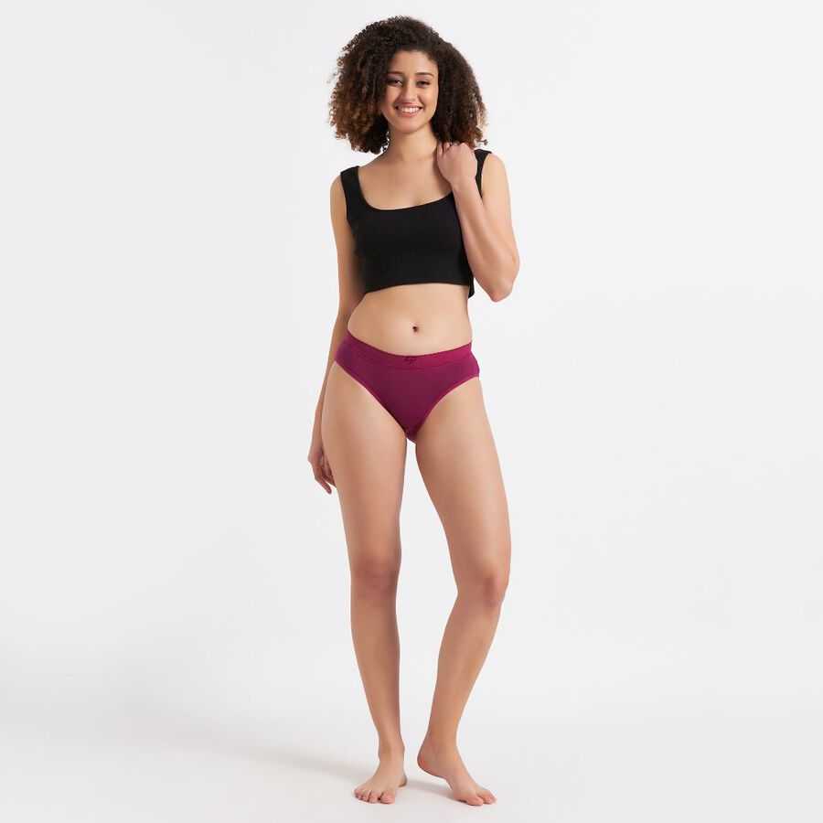 Ladies' Panty, Wine, large image number null