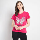 Round Neck T-Shirt, Fuchsia, small image number null
