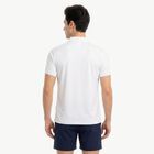 Men's White Round Neck Regular Drifit T-Shirt, सफ़ेद, small