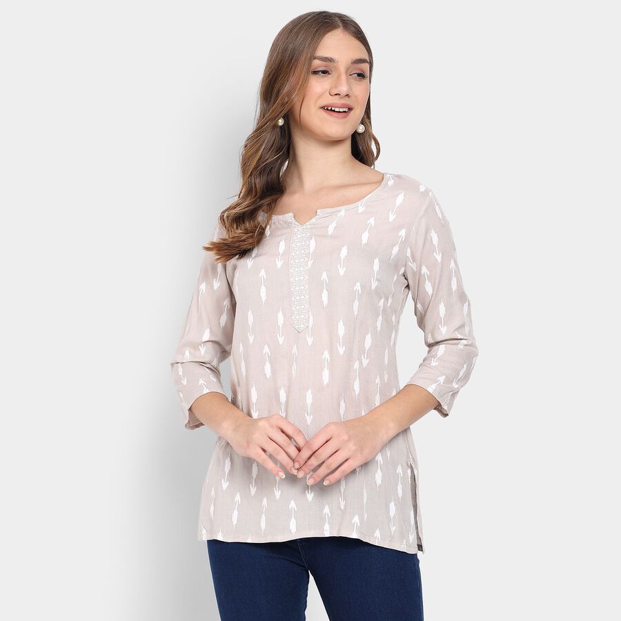 Ladies' Kurti, गहरा पीला, large image number null