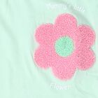 Girls' Mint Green Round Neck Regular T-Shirt, Light Green, small